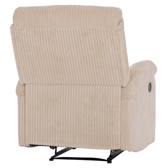 ARMCHAIR RELAX DIONI HM3296.12 BEIGE CORD FABRIC 85x90x100Hcm.