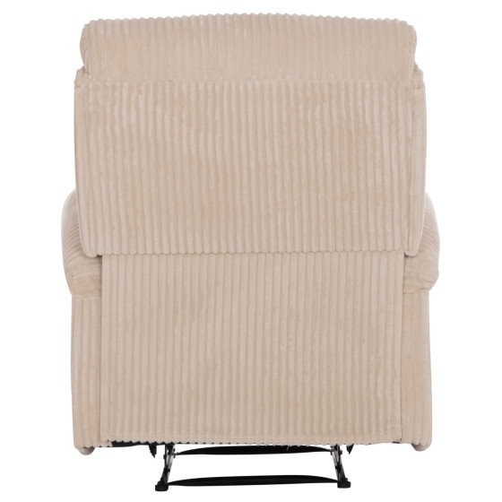 ARMCHAIR RELAX DIONI HM3296.12 BEIGE CORD FABRIC 85x90x100Hcm.
