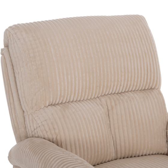 ΠΟΛΥΘΡΟΝΑ RELAX DIONI HM3296.12 ΜΠΕΖ ΡΙΓΕ ΥΦΑΣΜΑ 85x90x100Υεκ.