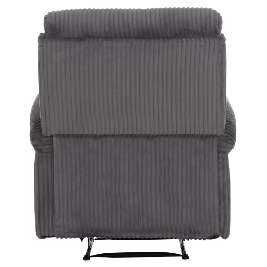 ARMCHAIR RELAX DIONI HM3296.11 GREY CORD FABRIC 85x90x100Hcm.