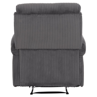 ARMCHAIR RELAX DIONI HM3296.11 GREY CORD FABRIC 85x90x100Hcm.