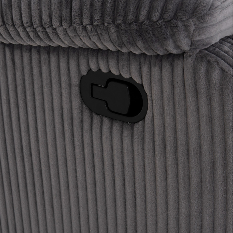 ARMCHAIR RELAX DIONI HM3296.11 GREY CORD FABRIC 85x90x100Hcm.