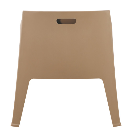 LOUNGE SET 4PCS SLEEK HM21275.03 POLYPROPYLENE IN CAPPUCCINO