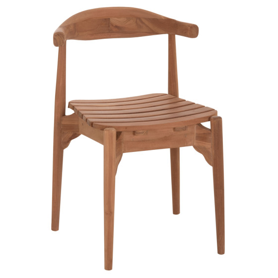 OUTDOOR DINING CHAIR DONNY HM6378 TEAK WOOD 52x54x74Hcm.
