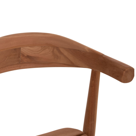 OUTDOOR DINING CHAIR DONNY HM6378 TEAK WOOD 52x54x74Hcm.