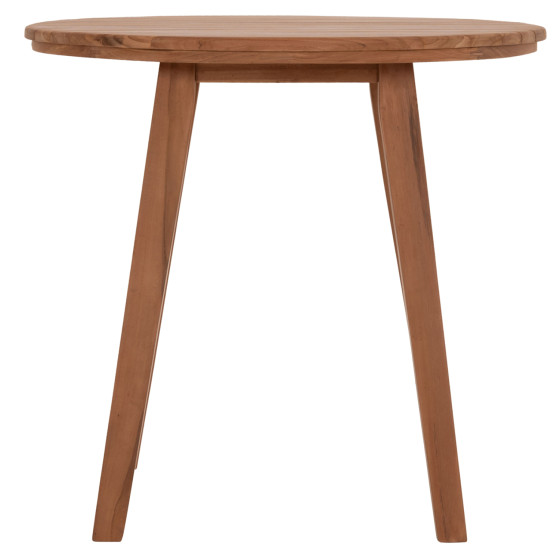 DINING TABLE ROUND DANTE HM6379 TEAK WOOD Φ80x75Hcm.