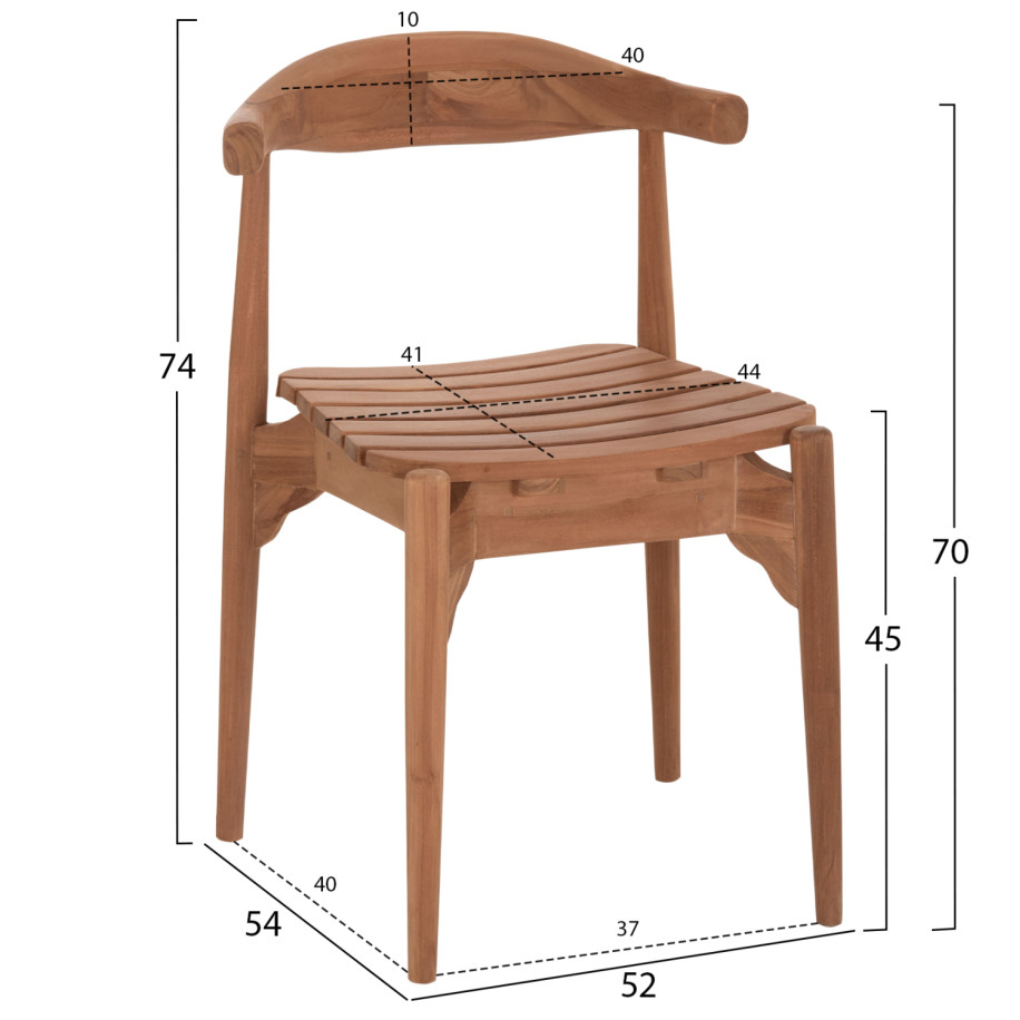 ΣΕΤ ΤΡΑΠΕΖΑΡΙΑΣ DANTE HM21289 ΤΡΑΠΕΖΙ ΣΤΡΟΓΓΥΛΟ & 2 ΚΑΡΕΚΛΕΣ--ΤΕΑΚ