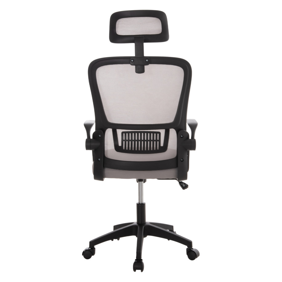 OFFICE CHAIR BLAZER HM1205.05 GREY MESH FABRIC--BLACK FRAME 60x58x110-130Hcm.