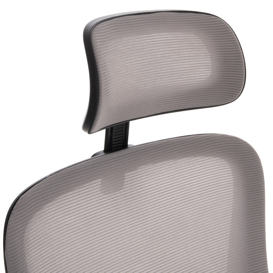 OFFICE CHAIR BLAZER HM1205.05 GREY MESH FABRIC--BLACK FRAME 60x58x110-130Hcm.