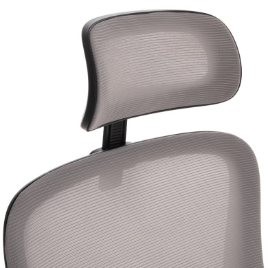 OFFICE CHAIR BLAZER HM1205.05 GREY MESH FABRIC--BLACK FRAME 60x58x110-130Hcm.