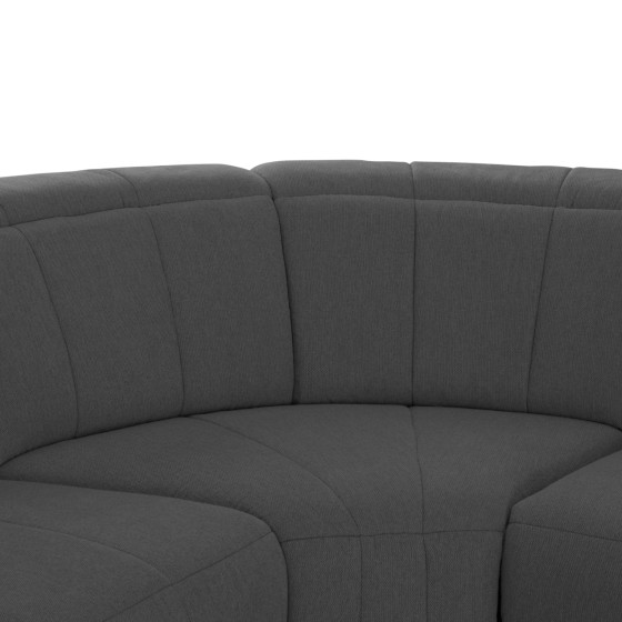 ΓΩΝΙΑΚΟΣ ΚΑΝΑΠΕΣ ΜΕ RECLINE ORACLE HM3290.01 ΓΚΡΙ ΥΦΑΣΜΑ 260x260x90(κάθισμα)x94Υεκ.