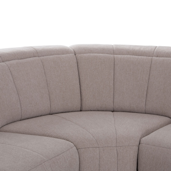 ΓΩΝΙΑΚΟΣ ΚΑΝΑΠΕΣ ΜΕ RECLINE ORACLE HM3290.02 ΜΠΕΖ ΥΦΑΣΜΑ 260x260x90(κάθισμα)x94Υεκ.