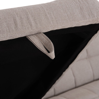 CORNER SOFABED REVERSIBLE NEZU HM3294.02 BEIGE FABRIC 213x145x83Hcm.