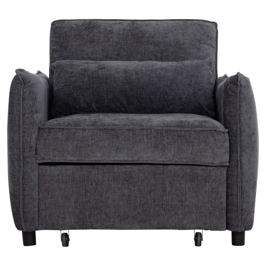 ARMCHAIR-BED ORYN HM3307.01 GREY FABRIC 89x85x84Hcm.