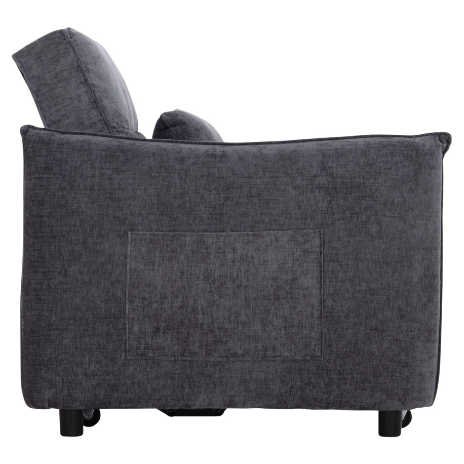 ARMCHAIR-BED ORYN HM3307.01 GREY FABRIC 89x85x84Hcm.