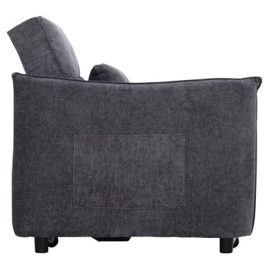 ARMCHAIR-BED ORYN HM3307.01 GREY FABRIC 89x85x84Hcm.