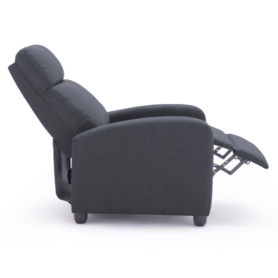 ARMCHAIR WITH PUSH-BACK RELAX MECHANISM DROSEN HM3299.01 GREY FABRIC 68.5x86x100Hcm.
