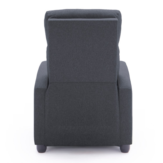 ARMCHAIR WITH PUSH-BACK RELAX MECHANISM DROSEN HM3299.01 GREY FABRIC 68.5x86x100Hcm.