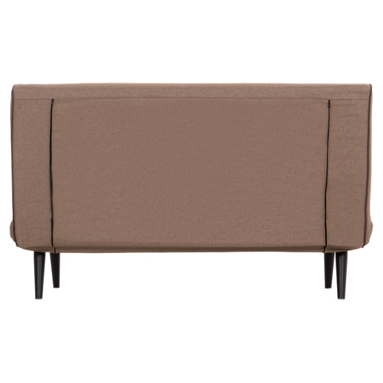 ΚΑΝΑΠΕΣ ΚΡΕΒΑΤΙ 2 ΑΤΟΜΩΝ ASMA HM3077.07 ΣΚΟΥΡΟ ΜΠΕΖ ΥΦΑΣΜΑ 143x78x84Yεκ.