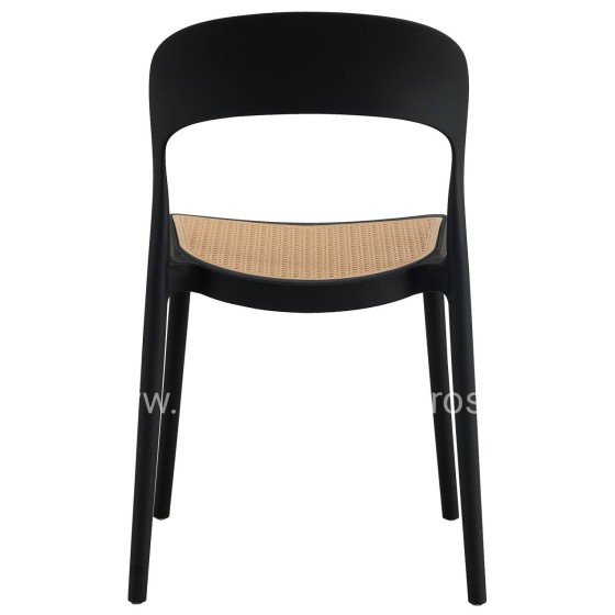 ΚΑΡΕΚΛΑ ΠΟΛΥΠΡΟΠΥΛΕΝΙΟΥ ΜΑΥΡΗ-ΜΠΕΖ CLEO HM5936.02 41x53x81Υ εκ.