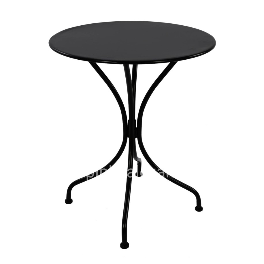 TABLE METALLIC ROUND HM5104.14 BLACK Φ60x72Hcm.