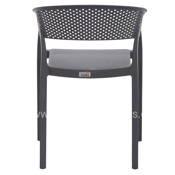 ARMCHAIR POLYPROPYLENE PERFOE HM5941.10 IN GREY 56x50x73Hcm.