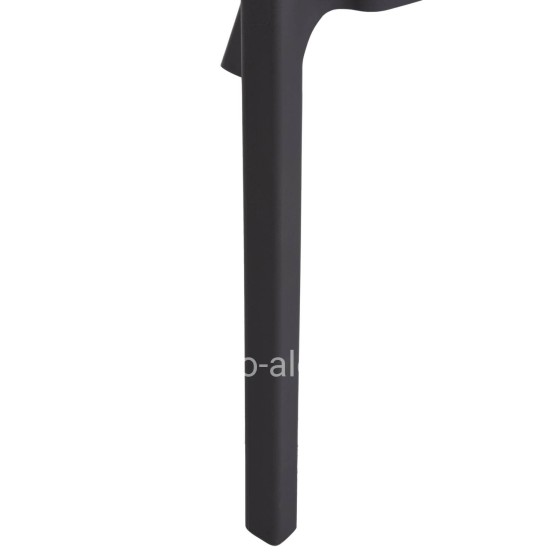 ARMCHAIR POLYPROPYLENE PERFOE HM5941.10 IN GREY 56x50x73Hcm.