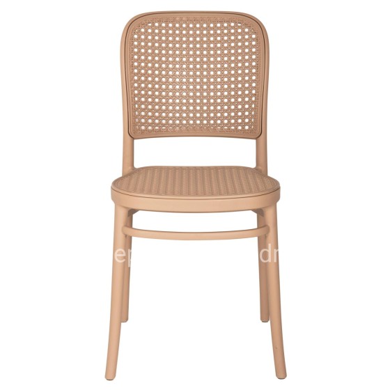 CHAIR POLYROPYLENE FLOW HM5937.03 CAPPUCCINO SEAT AND BACKREST 41x53x85,5Hcm.