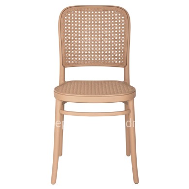 CHAIR POLYROPYLENE FLOW HM5937.03 CAPPUCCINO SEAT AND BACKREST 41x53x85,5Hcm.