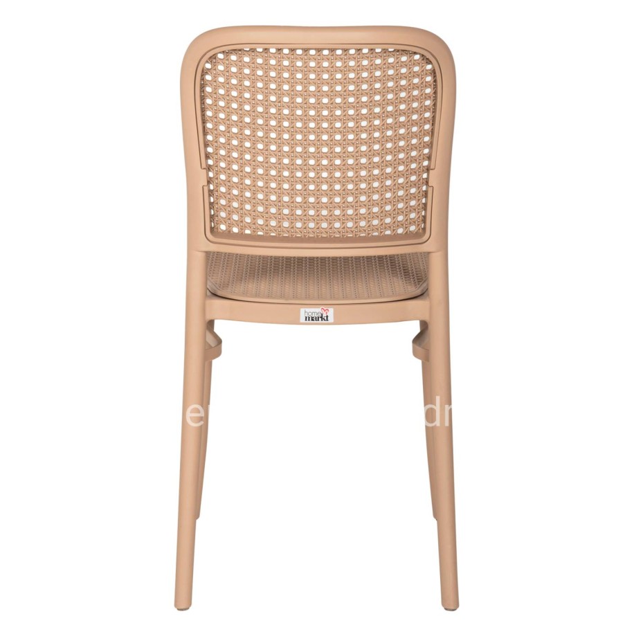 CHAIR POLYROPYLENE FLOW HM5937.03 CAPPUCCINO SEAT AND BACKREST 41x53x85,5Hcm.