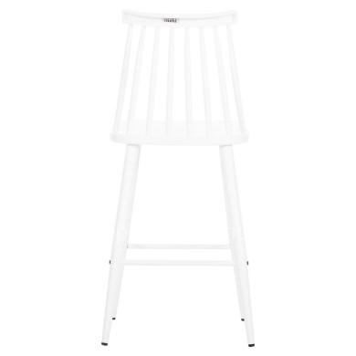 BAR STOOL MEDIUM HEIGHT VANESSA HM9300.11 POLYPROPYLENE & METAL-WHITE 45,5x46x97Hcm.