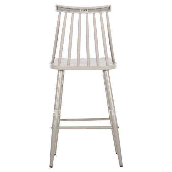 BAR STOOL MEDIUM HEIGHT VANESSA HM9300.20 POLYPROPYLENE & METAL-GREY 45,5x46x97Hcm.