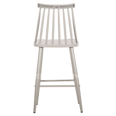 BAR STOOL MEDIUM HEIGHT VANESSA HM9300.20 POLYPROPYLENE & METAL-GREY 45,5x46x97Hcm.