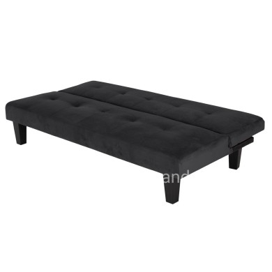 SOFABED ODESSA HM3000.14 BLACK VELVET 180x83x75Hcm.